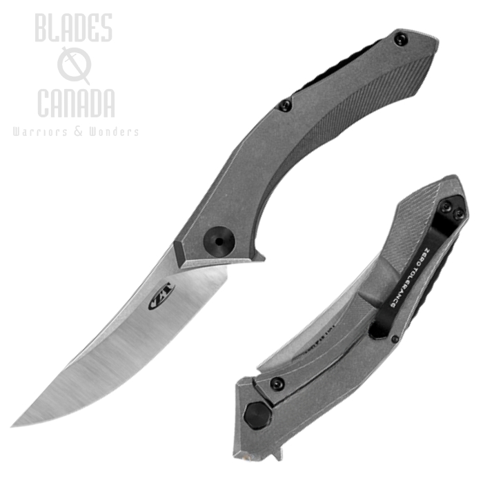 Zero Tolerance Sinkevich 0460TI Flipper Framelock Knife, CPM 20CV, Titanium, ZT0460TI